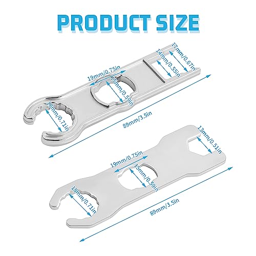 wangjiangda Solar Crimping Wrench Spanner Kit for Connector Crimping Tools for Solar Panel Installation,Photovoltaic Connector Spanner,Dismantling Device Key for PV System - Image 3