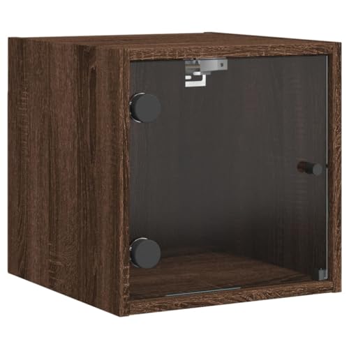 Table de chevet pour lit et chambre ambiance chaleureuse aspect marron - 7