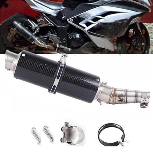 Tube intermédiaire d'échappement Kawasaki Ninja 250R en acier inox haute performance