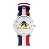 腕時計 うで時計 バナナ ゴリラ 猿柄 編組腕時計 ウォッチ 文字盤 人気 ボックス付き 贈り物