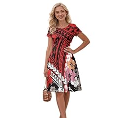 Polynesian Hibiscus Floral Print