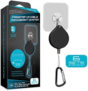 Hyperkin FreeStep VR Cable Management System for HTC Vive Pro/ HTC Vive/ PS VR/ Oculus Rift (6 Sets)