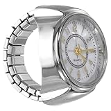 Reloj de anillo de cuarzo: conveniente para que sepas la hora sin sacar tu teléfono celular o reloj.