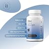 Zinc 50mg, 120 Vegetarian Tablets - Immune Support, Promotes Skin Health & Wound Healing, Extra Strength, Ultra-Absorbable (Pack of 3)