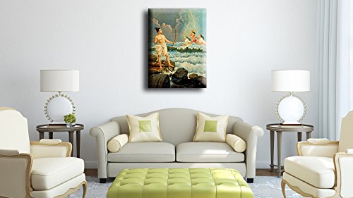 Image of Tallenge - Sri Rama Vanquishing the Sea - Raja Ravi Varma Mythology Collection - Small Poster Paper (12 x 18 inches)