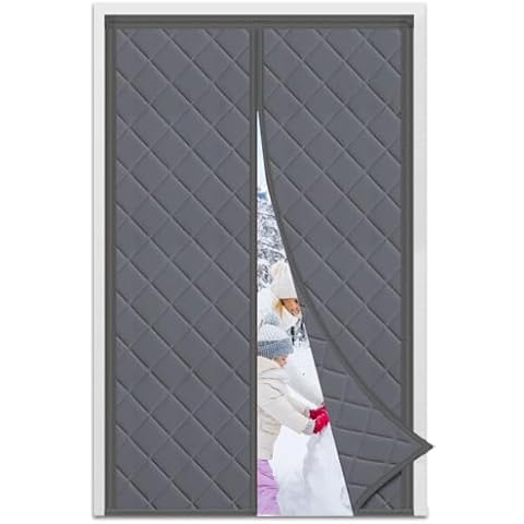 DIKER Rideau de Porte Isolant 90 x 210cm Cover