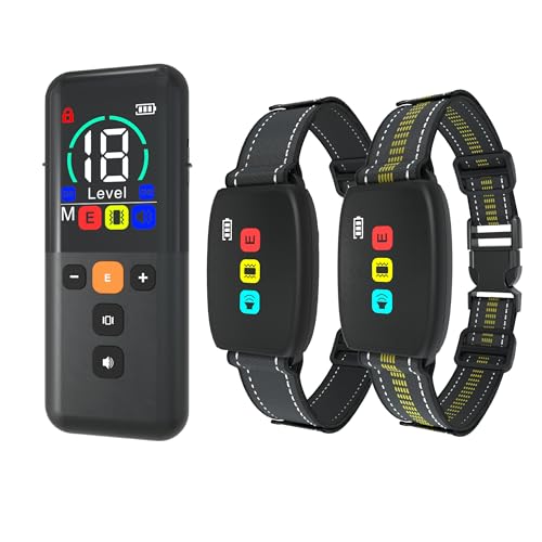 Meloive Collier de Dressage pour Chien,Portée de 3500 Mètres,3 Modes