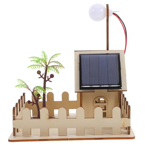 PAMINGONO DIY Solarleuchte Bausatz für Solar Gartenlampe mit Anleitung Interaktives Wissenschaftsspielzeug Solarbetriebene Kleine Außenleuchte als Gartendeko und Lernprojekt