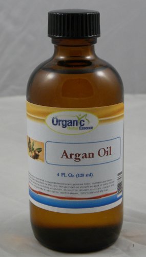 Aceite de argán marroquí – 100% puro y prensado en frío – 4oz Frasco cuentagotas – 4.1 fl oz (4 Oz) – procedente directamente de los agricultores de