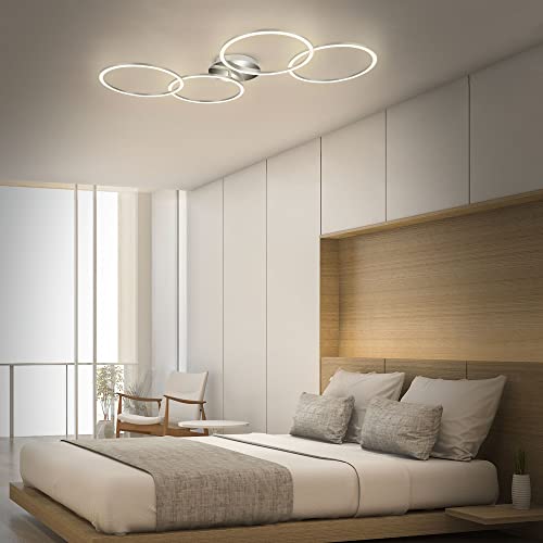 Lampe LED de chambre BRILONER grand format dimmable en aluminium