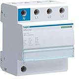 Limitador de sobretensión monobloc tipo 2, 3P+N, 15 kA, 440/275V