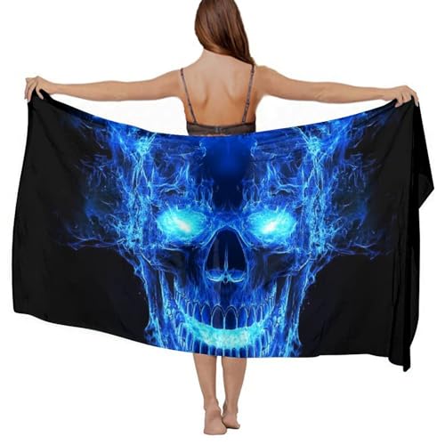 Elegant Scarf for Women, Breathable Lightweight Scarves for Beach Swimsuit Coverups, Wrap Skirts
