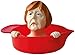 Produktbild Zitronenpresse ''Angie'' aus stabilem Gießharz, handbemalt, lebensmittelechten Farben - Squeeze it! Ø 12 cm, Höhe 10 cm  40580 ''Angela Merkel Zitronenpresse'' von Inkognito  Künstler:  Weihnachtliches  Küche & Frühstück  Haushalt  Dies + Das