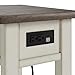 Signature Design by Ashley Bolanburg Chair Side End Table , USB Charging Ports, Drawer, Oak Wood, 14