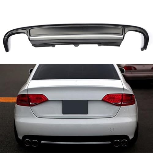 Diffuseur pare-chocs arrière Audi A4 B8 4 portes 2009 2010 2011 2012 avec spoiler - 4