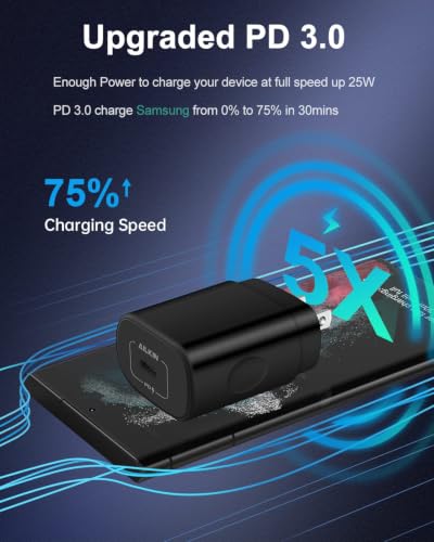 iPhone 18 17e 17 Usbc Block 25w Fast Charging Usb C Wall Charger Usb-C Plug | apple charger block single port type c power wall outlet android samsung - image 2