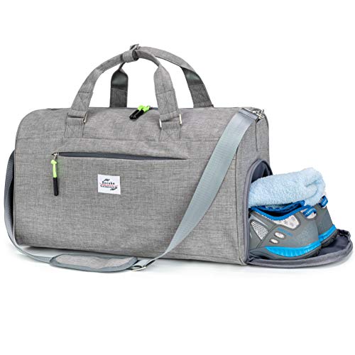 Sports Gym Bag with Shoes Compartment and Wet Pocket Travel Duffel Bag