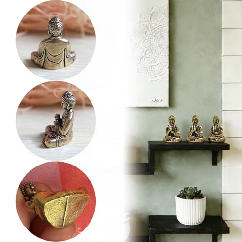 Set 6 Figuras Mini Buda Decorativas miniatura 5