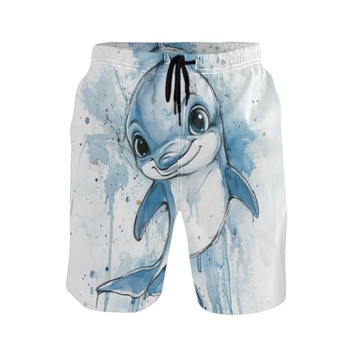 Short de plage homme avec compression anti-irritation à taille élastique