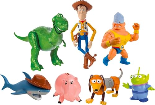 マテル(MATTEL)トイ・ストーリー7インチアクションフィギュア“アンディのベッド”7パックウッディ&スリンキー&レックス&ハム&リトルグリーンメン&ロッキー&ミスター・シャーク2023ディズニ-ピクサ-TOYSTORYANDY'SBEDPACK並行輸入品 [並行輸入品]