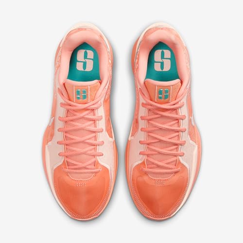 Nike Sabrina 2 Basketball Shoes (FQ2174-801, Apricot Agate/Washed Coral/Washed Teal/Light Bone)4