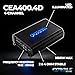 Orion Cobalt Elite CEA400.4D Class-D Compact 4-Channel High Efficiency Car Audio Amplifier, 400W RMS, Full-Range Power, Variable High & Low Pass Filters, 2/4 Ohm Stable, MOSFET Power Supply