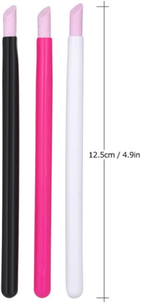 Nail Polishing Pen Set and Removing Cuticle 6pcs for Nail Art Use Plastic Pen Shape