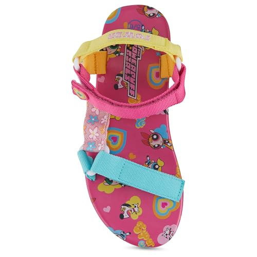 The Powerpuff Girls Ladies Classic Double Strap Sandals - Powerpuff Girls Slip On Slides Shoes3