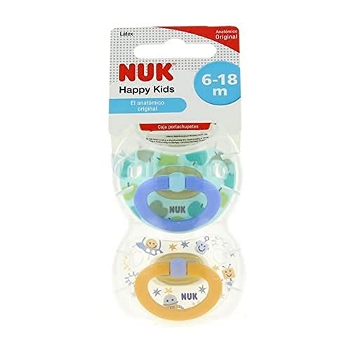Nuk Chupete anatómico,de 6-18 meses,látex, colores surtidos