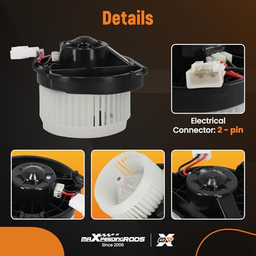 Image of maXpeedingrods 700293 HVAC Heater Blower Motor Assembly for Chrysler & Jeep | For Chrysler 200 2015-2017 Cherokee 2014-2023# 68223053AC BM10032C PM4097 GZ0176004910, Stronger Airflow, Lower Noise