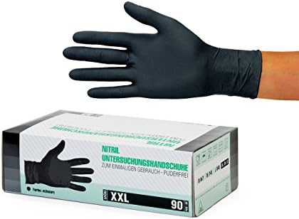 Nitrile Gloves 1000 Pieces 10 Boxes (S, Blue) Disposable Examination Gloves, Powder Free, Latex Free, Non Sterile, Medical, Tattoo, Cleaning, Food, Single Use
