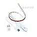 Led Sewing Machine Light Set,15 inch Working Lighting Strip Kit + 5ft Cord with Touch Dimmer and USB Power Supplier,5pcs Adhesive Clips,Cold White with 3M Adhesive Tape, Fits All Sewing Machines