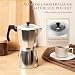 Espressokocher aus Aluminium, Mokkakanne 450 ml für 9 Tassen