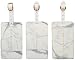 Eccolo World Traveler Marble Luggage Tags, Box Set of 3