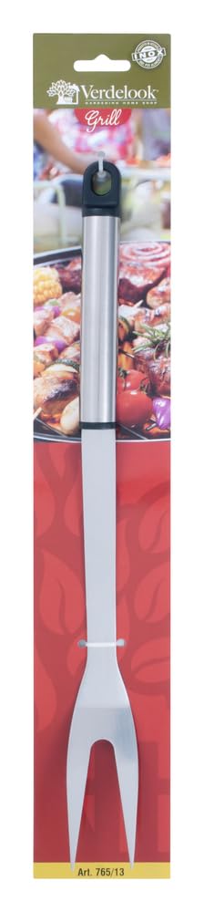 VERDELOOK Forchettone per Barbecue in Acciaio Inox, utensile per Cucina e Grigliata