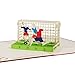 Produktbild 3D KARTE "Fußball" I Pop-Up Karte als Geburtstagskarte, Geldgeschenk I Klappkarte als Grußkarte, Einladungskarte