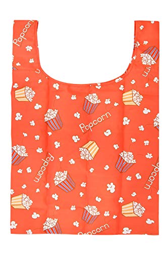 丸眞 エコバッグ ヤミーポップコーン H63.5×W40×D20cm (収納時:12×12cm) yup! 売上の一部をWFPに寄付 再生ポリ使用 0585000600