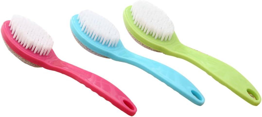 3pcs Multifunctional Foot Scrubbers Callus Removing Tools Dead Skin Removers Pedicure Files with Dual-Sided Natural Pumice for Home Foot Care