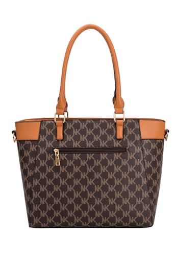 Bolsa Transversal e de Mão Feminina Shopper Bag Tiracolo Caramelo