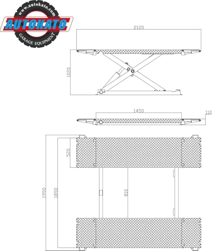 KATOOL X85-110V Electric Mid-Rise Lift