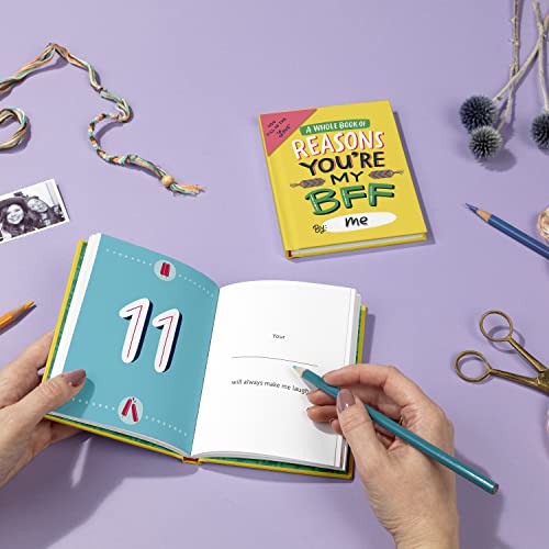 Em & Friends Reasons You're My Bff Book Fill In The Love Fill-In-The-Blank Book Gift Journal, 4.10 X 5.40-Inches #TOP6