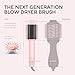 TYMO 4.0 Hair Blow Dryer Brush - Lightweight 3X Faster Drying 5-in-1 Ionic Blowout Hair Dryer Brush Adds Shine, Volume & Fullness for Smooth, Anti-Frizz Straight, Curl & Blowout Styles, Pink