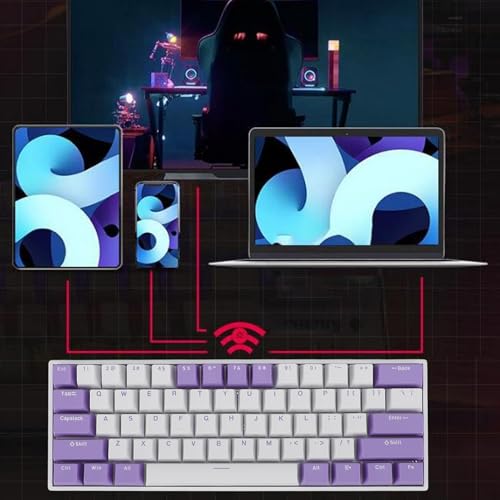 Teclado Gamer Wisoquqkpra4ig0v USB C 60% miniatura 4
