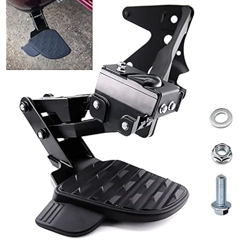 Rear Bed Step Retractable Bumper Step for 2019 2020 2021 2022 2023 Dodge Ram 1500 DT (New Body Style) Truck Rear Tailgate Bedsteps Replaces 82215289AH 82215289AG Cover