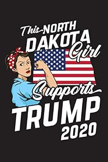 This North Carolina Girl Supports Trump 2020: Blank Lined Journal - great for Notes, To Do List, Tracking (6 x 9 110 pages)