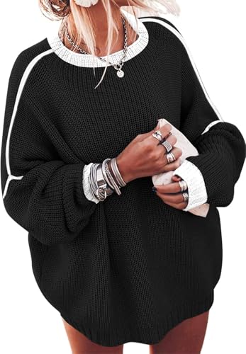 ETCYY Women's Oversized Sweaters Fall 2026 Fashion Winter Clothes Batwing