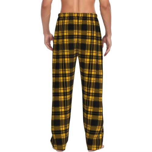 Personalized Custom Pajama Pants Sport Fan Style Home Pants Comfortable Soft for Men Plaid with Name Pajamas3