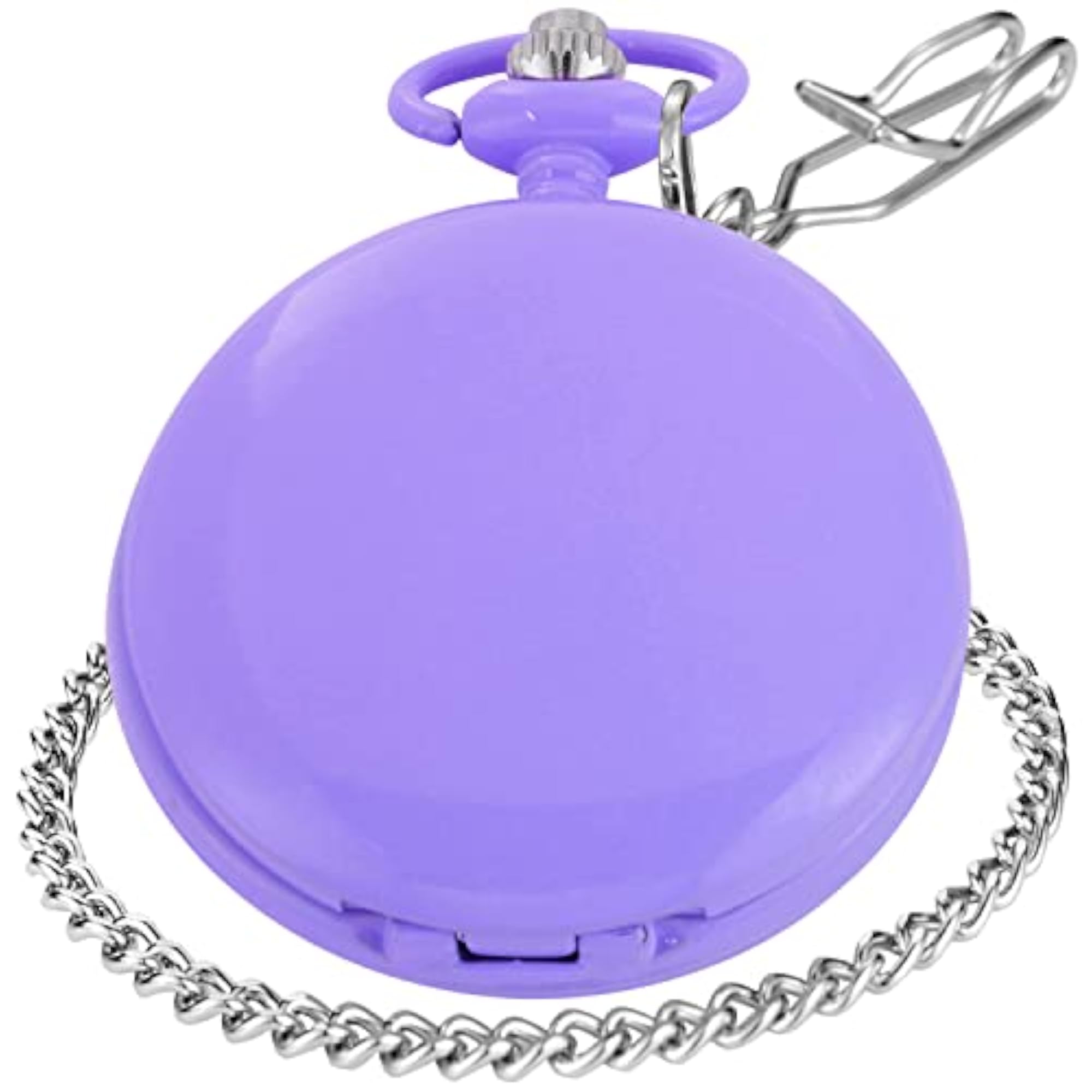 Smooth Cover Quartz Pocket Watch, Gift for Him
