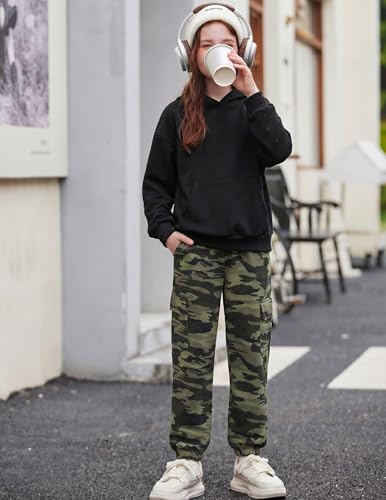 Image of Arshiner 2 Pieces Girls Outfits Fall Sweatsuits Sweatshirts and Sweatpants
