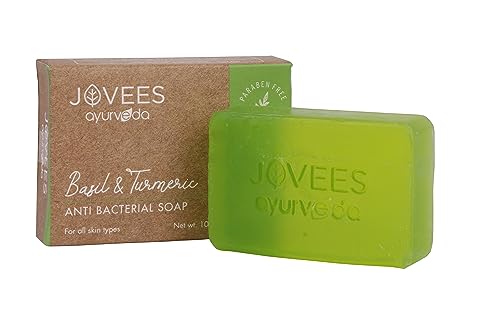 Image of Jovees Herbal Basil & Turmeric Anti Bacterial Soap 100G (Pack of 2)